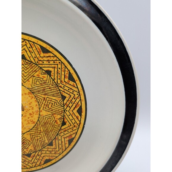 Set Of 2 Aztec Gold  Designer’s Collection Dinner  Plates Japan - Picture 3 of 6